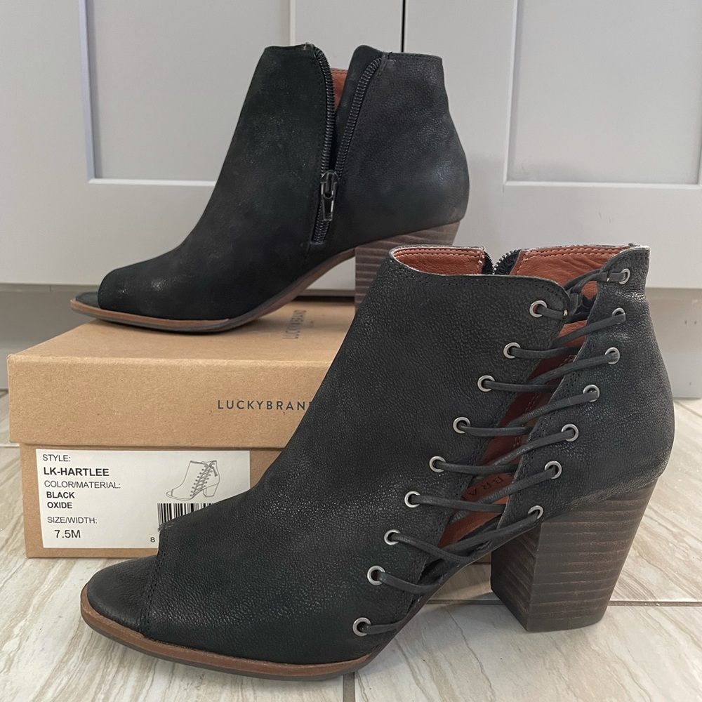 Lucky Brand booties. Size 7.5. Worn very few times.